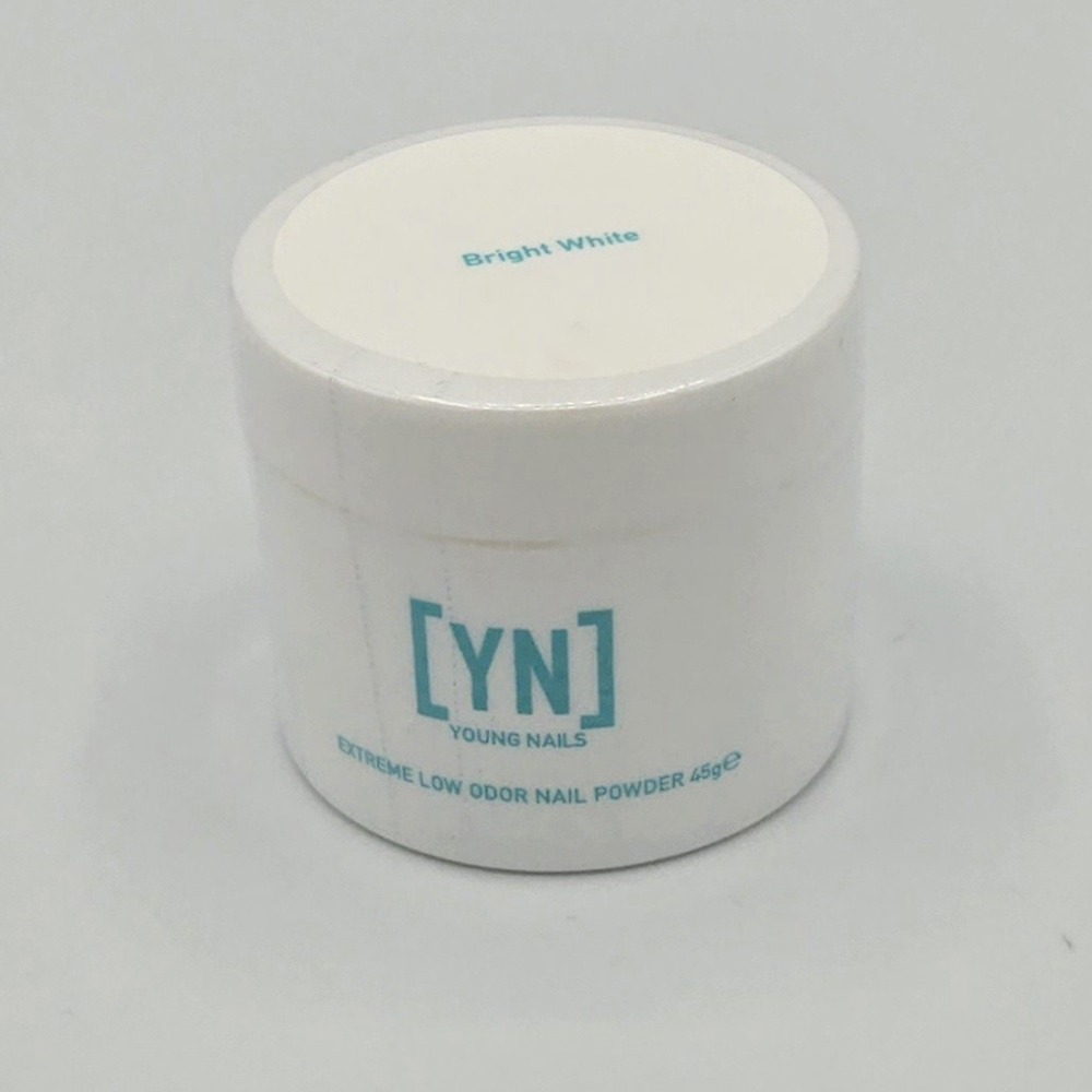 Young Nails Bright White Color EXTREME LOW ODOR ACRYLIC NAIL‎ POWDER 45G YN